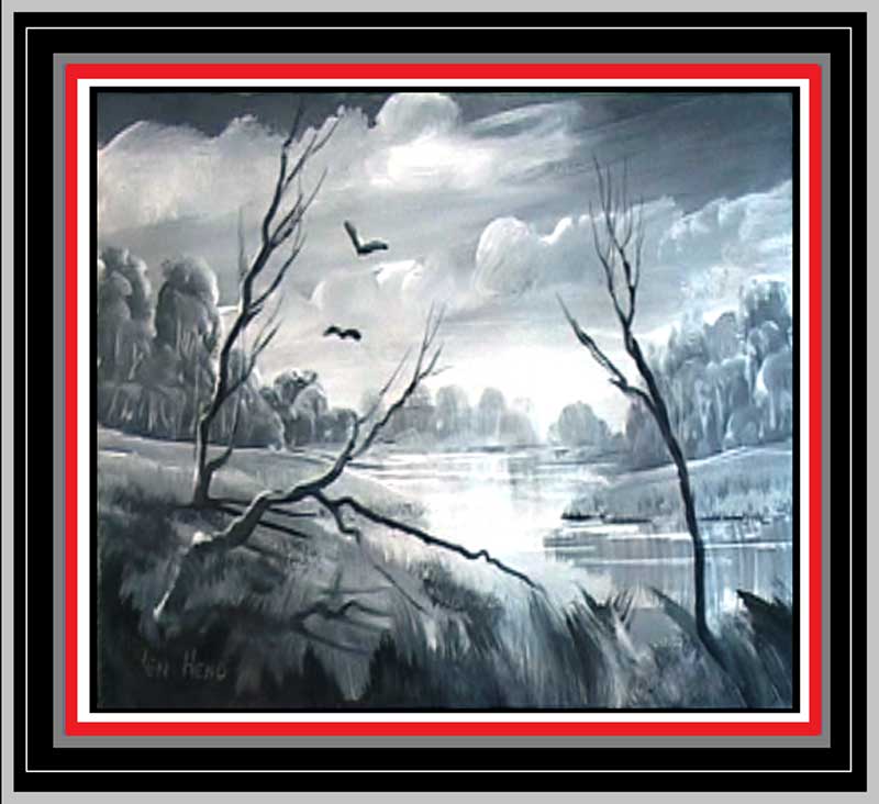 Paint in Black and White – painting lessons